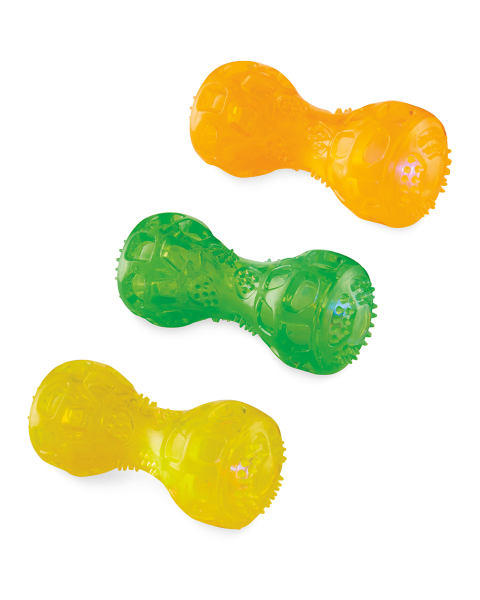 Bone Flashing Pet Toy