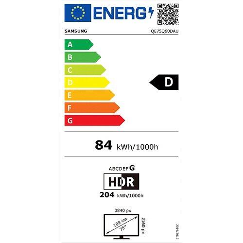 SAMSUNG 75"(189cm) QLED 4K Q60D Smart TV