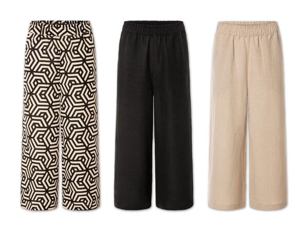 Damen Leinen-Culotte