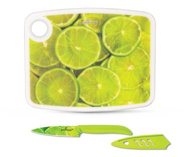 Crofton 3-Piece Cutting Board and Paring Knife Set