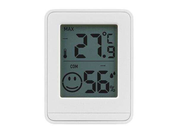 White Thermometer & Hygrometer - 3 Pack