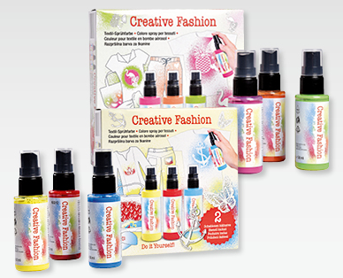 Lot de spray de peinture textile, 5 pièces
