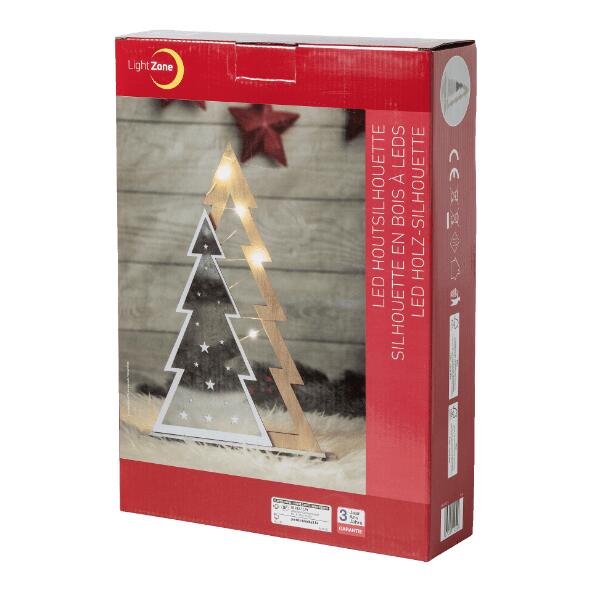 LIGHT ZONE(R) 				Houten ledfiguur