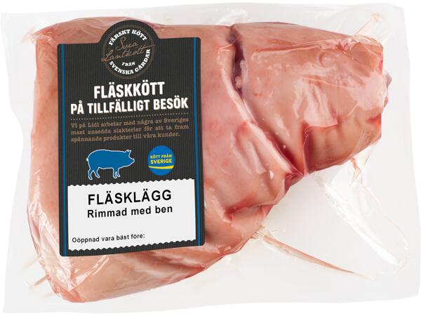 Färsk fläsklägg