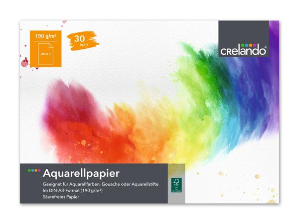 Skizzenblock/​Aquarellpapier