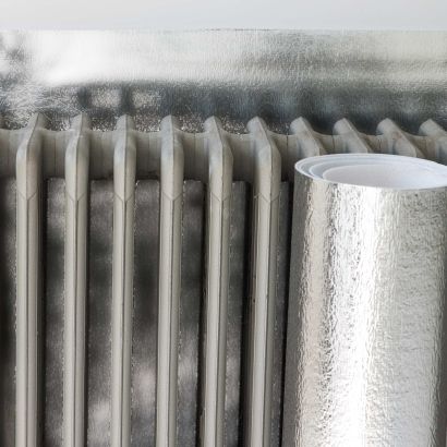 Isolierende Radiatorfolie