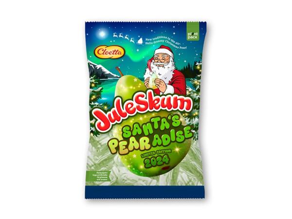 Cloetta pærer, grantræer eller juleskum