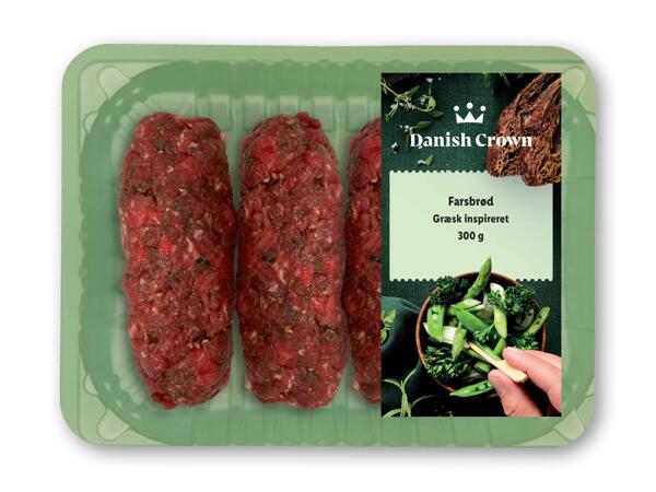 Græsk-inspireret farsbrød eller snap steak