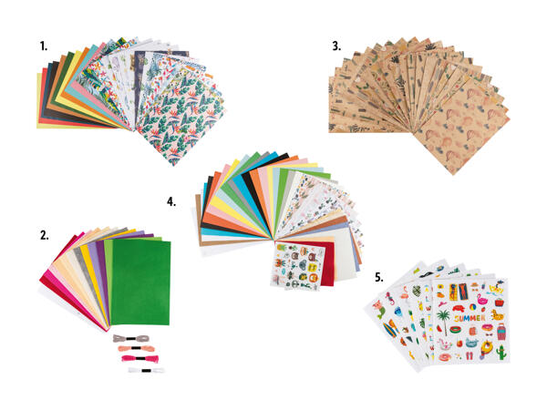 Papier scrapbook/mélange créatif