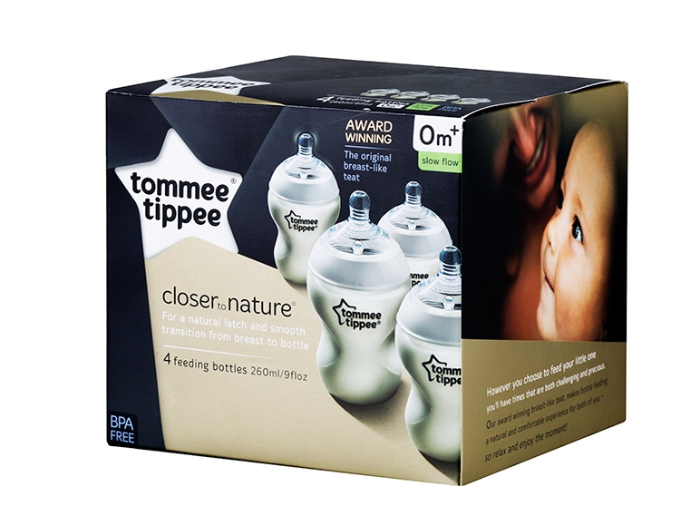 TOMMEE TIPPEE Close To Nature Feeding Bottles