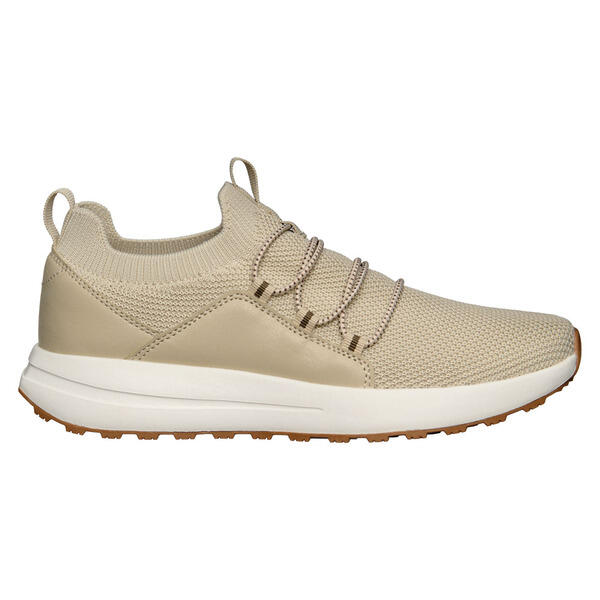 Crane Ladies Beige Slip On Trainer Shoes - Size 10