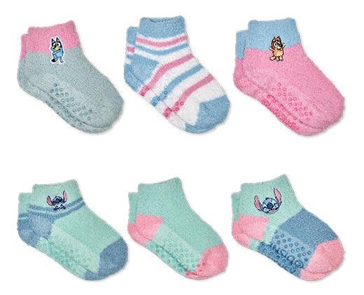 Licensed Childrens Character 3-Pack Fuzzy Socks