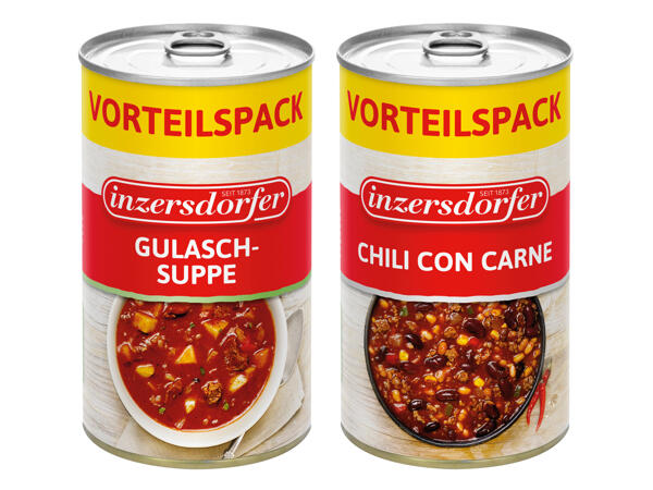 Inzersdorfer Fertiggericht oder Suppe