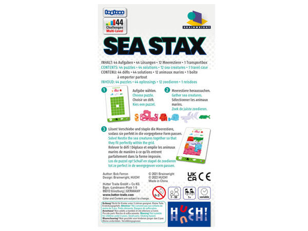 Logická hra "Cat Stax" / "Dog Pile" / "Sea Stax"