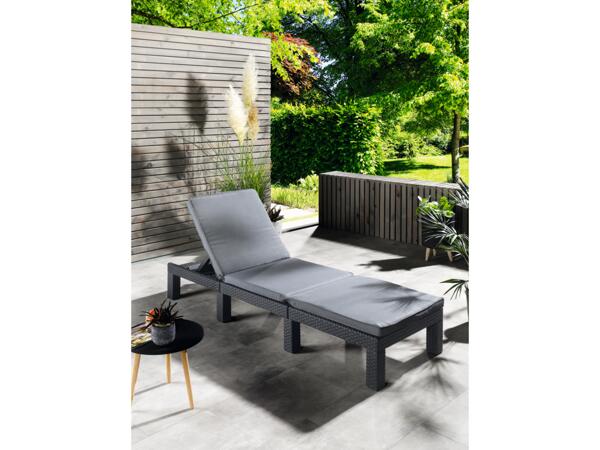 Wicker Sun Lounger