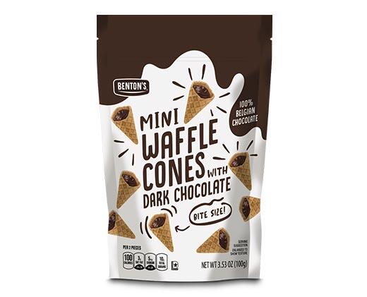 Benton's 
 Mini Waffle Cones Milk or Dark Chocolate
