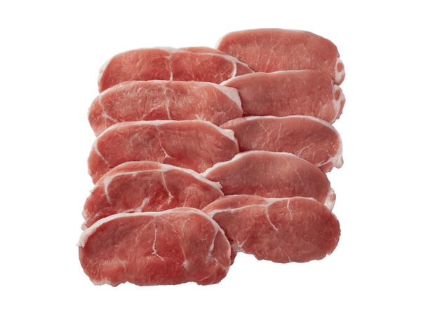 Escalopes de filet de porc ultra fines
