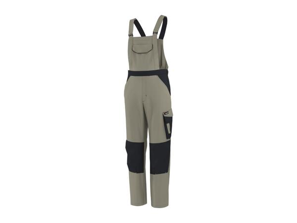 Parkside Men's Grey Work Dungarees