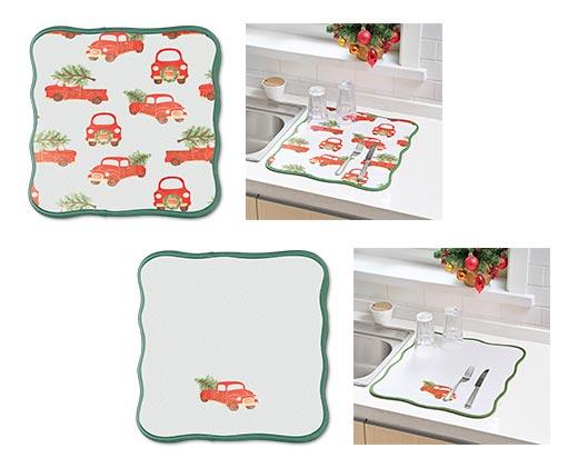 Merry Moments Drying Mat, Scrubber, or Oven Mitt Potholder