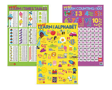 Learning Wall Chart or Flash Cards