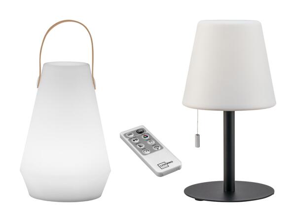 Lampe de table d'extérieur à batterie