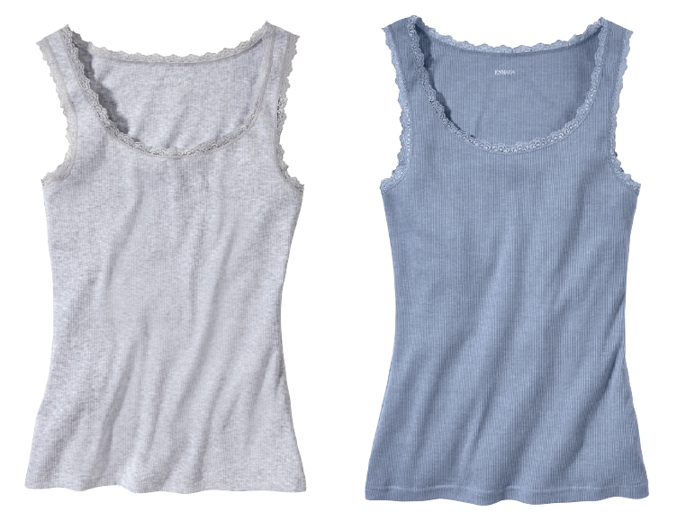 ESMARA Ribbed Vests