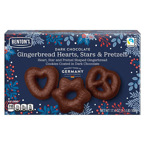 Dark Chocolate Covered Gingerbread Cookies