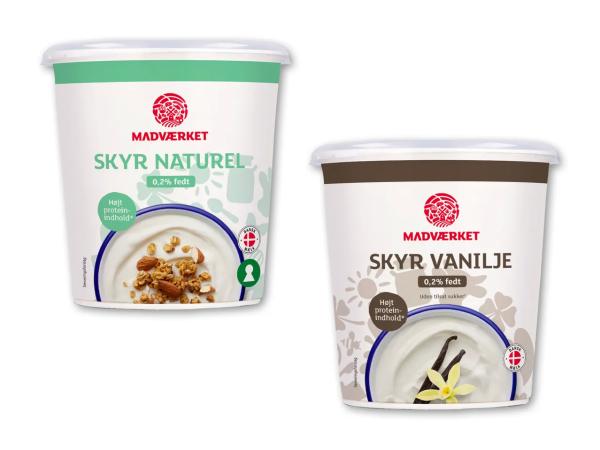 MADVÆRKET Skyr naturel eller vanilje