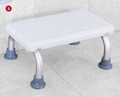 Siège/Barre d'appui pour baignoire/Escabeau d'appoint ACTIVE MED