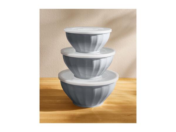 Silvercrest Grey Bowl Set - Set of 3