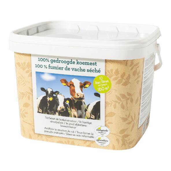 Fumier de vache séché