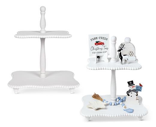 Merry Moments Two Tier Tray