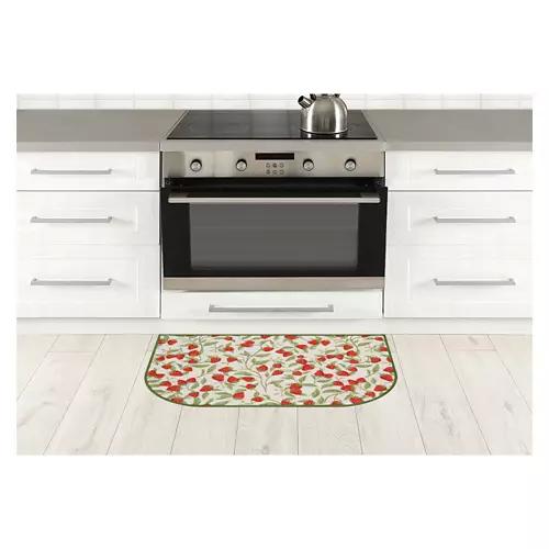 19.5" x 34" Bevington Kitchen Rug - Strawberries