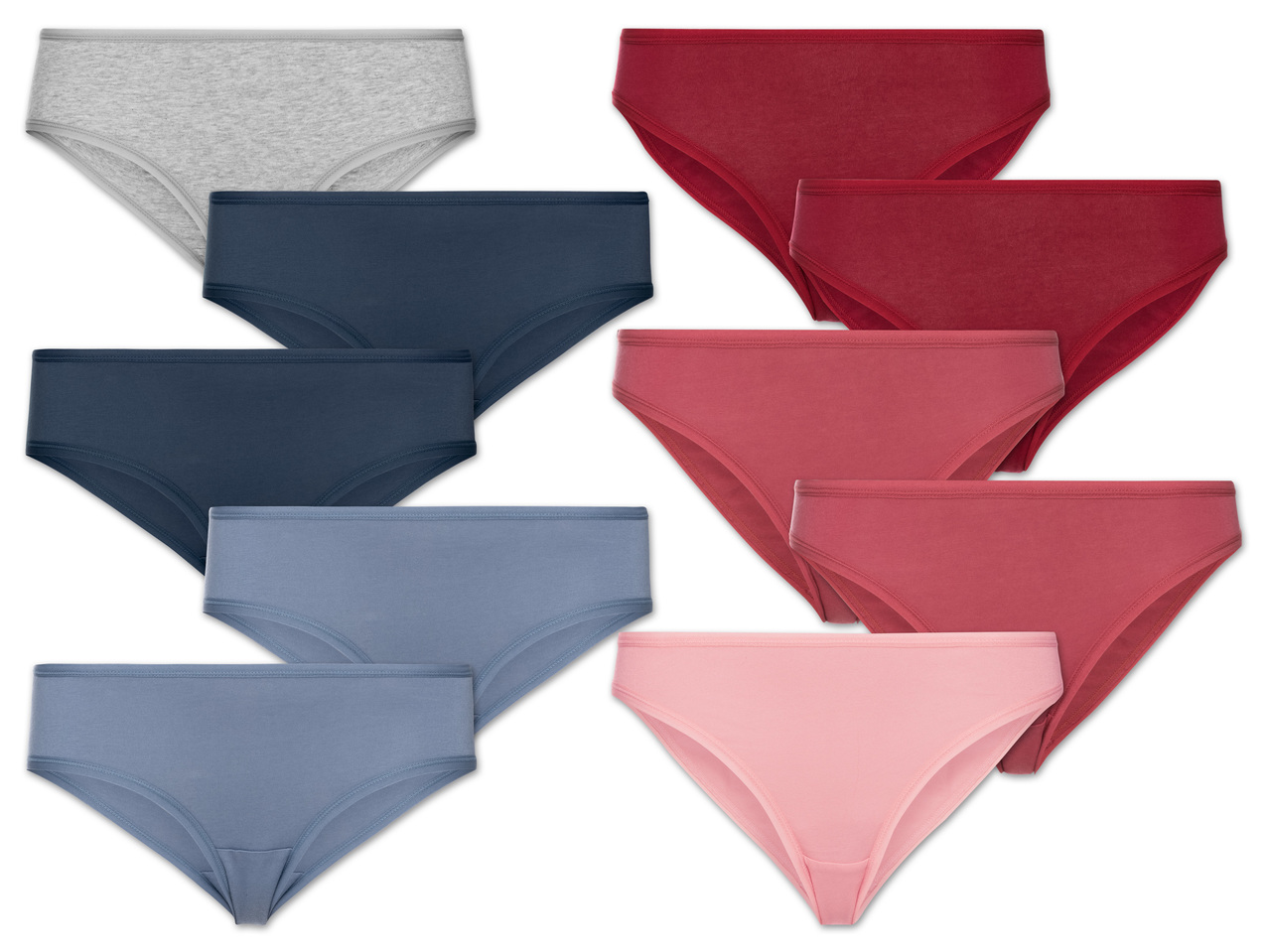 ESMARA(R)LINGERIE Damen Minislip/Hipster, 5 Stück1
