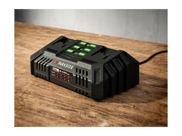 Parkside 20V Dual Battery Charger 2x 4.5A