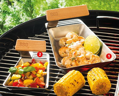 Padelle/teglie piccole per barbecue BBQ