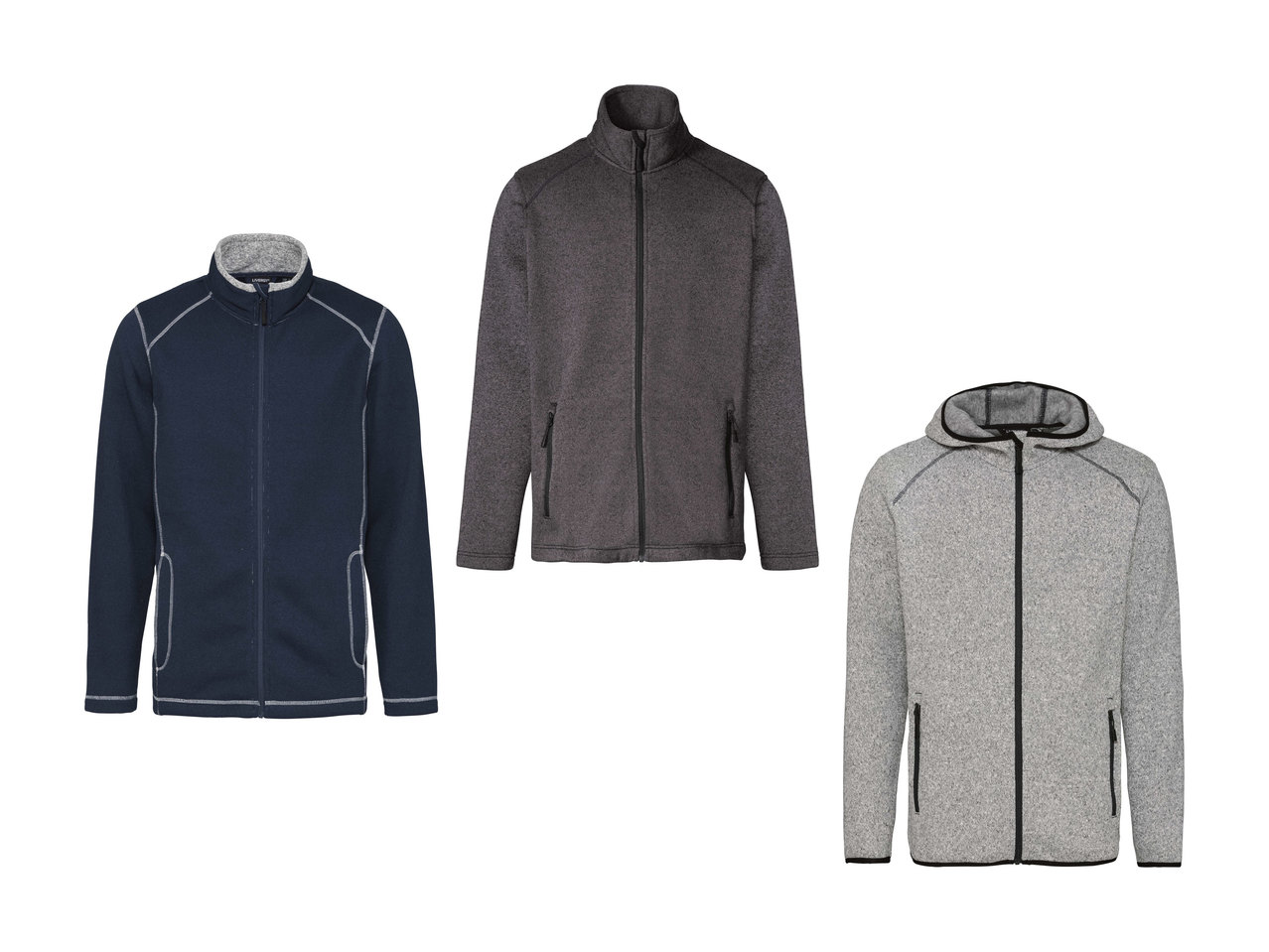 Veste polaire en maille pour homme1