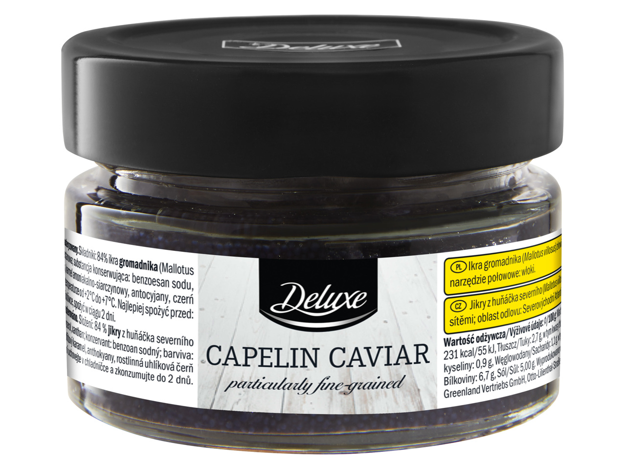 DELUXE Capelin Kaviar schwarz