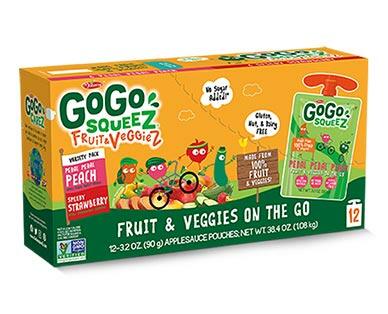 GoGo Squeez 
 Fruit & Veggiez Peach and Strawberry