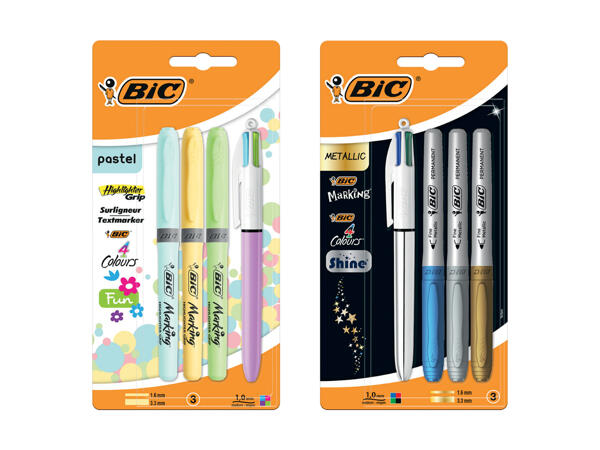 Set BIC pastel/metallic