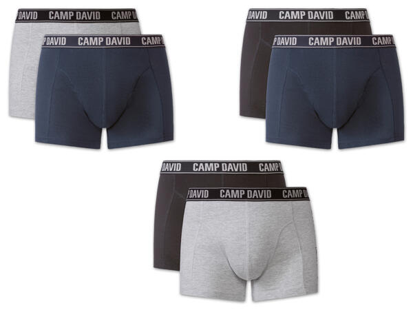 Camp David Herren Boxershorts, 2 Stück