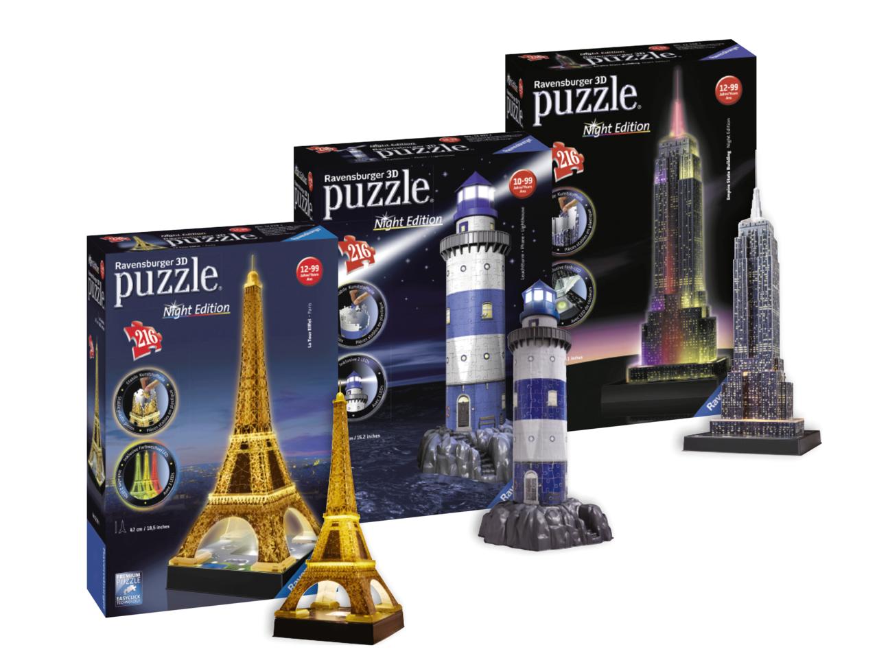 RAVENSBURGER 3D Illuminated Puzzle