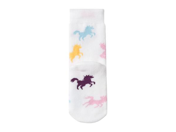 Lupilu Kids' Thermal Socks with Unicorns - 5 Pairs