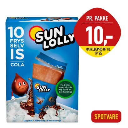 SUN LOLLY 
Cola