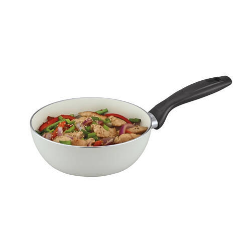 Mini Ceramic Wok Pan, Grey