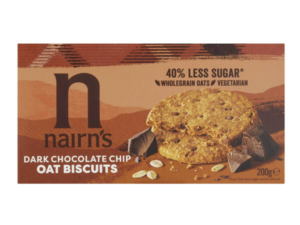 Nairn's Dark Chocolate Chip Oat Biscuits
