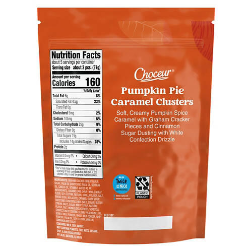 Pumpkin Pie Caramel Clusters, 6 oz
