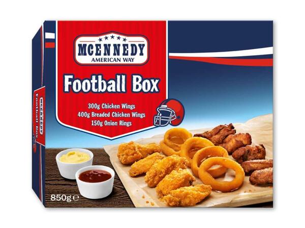 Amerikansk-inspireret football box