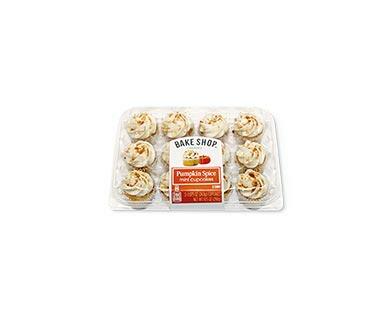Bake Shop Mini Pumpkin Spice Cupcakes