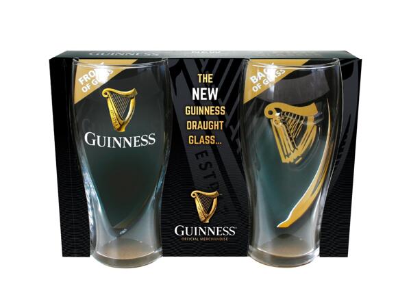 Guinness 2 Pint Glass Pack 540ml